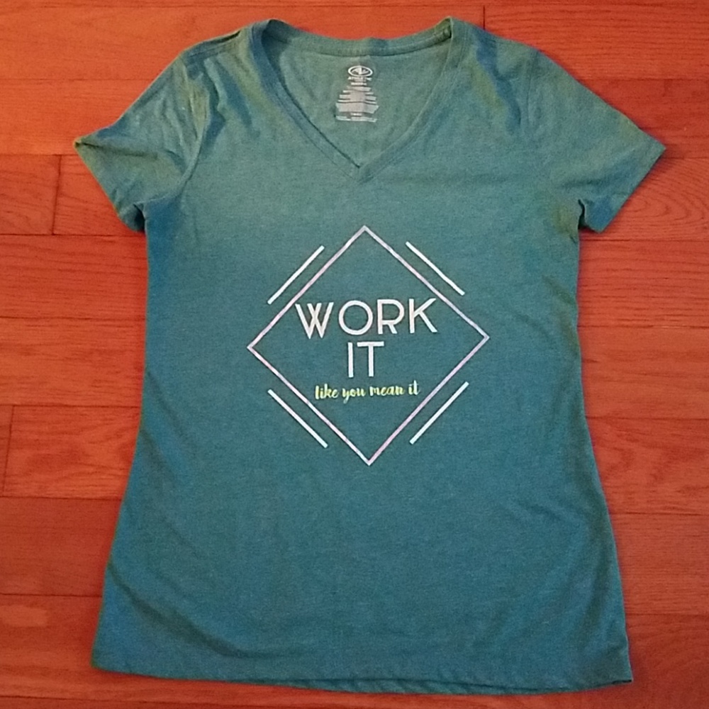 ❤ 3 FOR 12! Gym Athletic Workout T Shirt NWOT